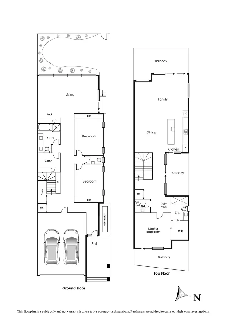 Floorplan of Homely townhouse listing, 117B Nepean Highway, Aspendale VIC 3195