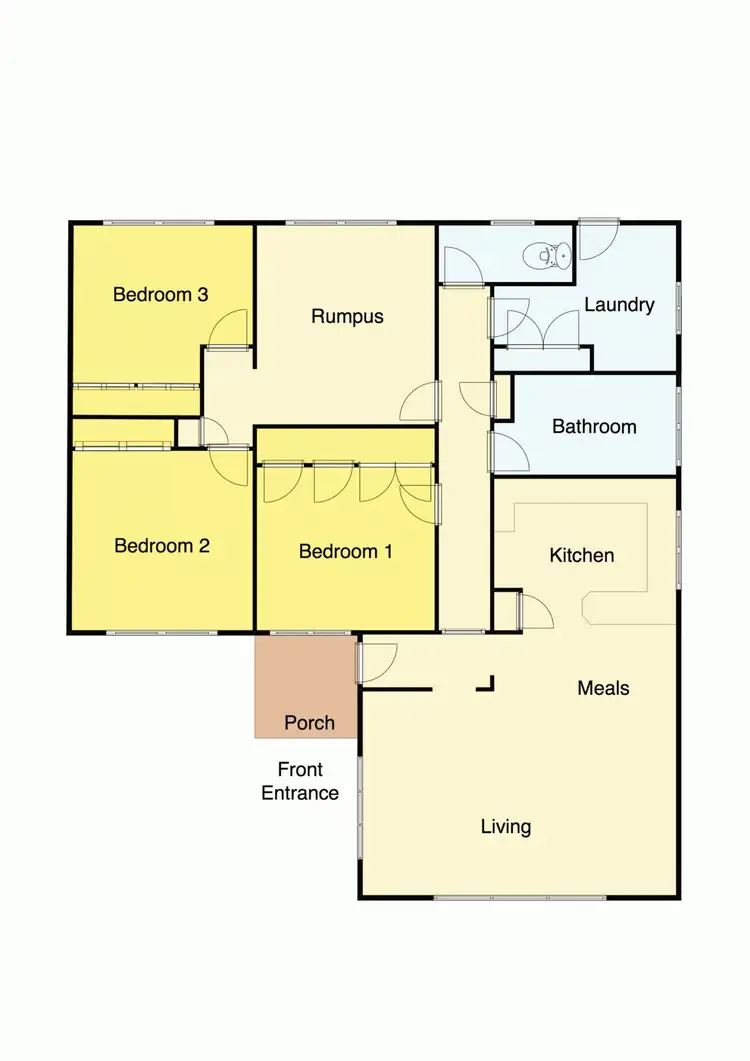 Floorplan of Homely house listing, 119 Scott Parade, Ballarat East VIC 3350