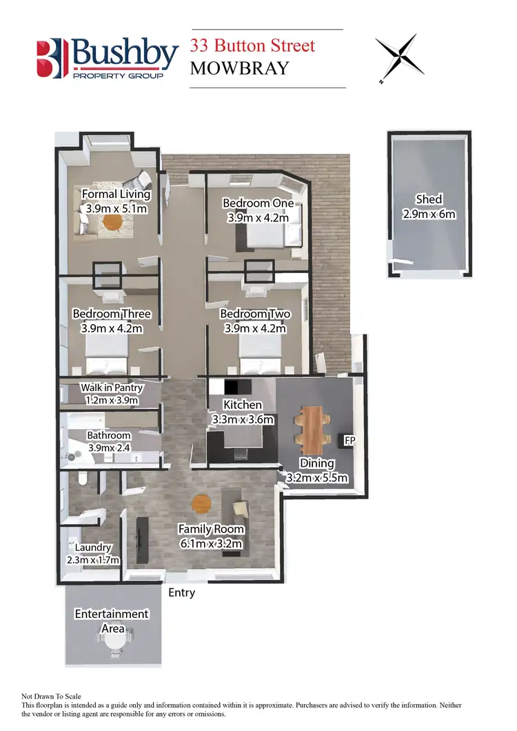 Floorplan of Homely house listing, 33 Button Street, Mowbray TAS 7248