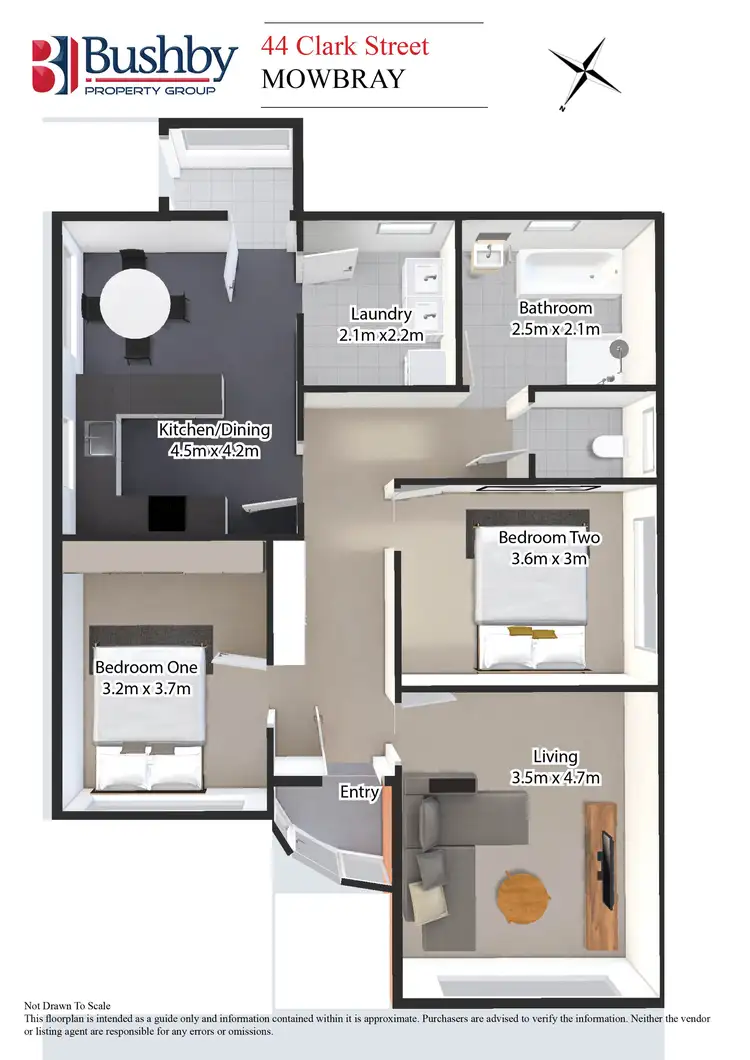 Floorplan of Homely house listing, 44 Clark Street, Mowbray TAS 7248