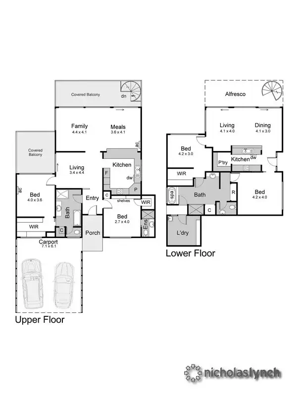 Floorplan of Homely house listing, 6 Clifftop Court, Dromana VIC 3936