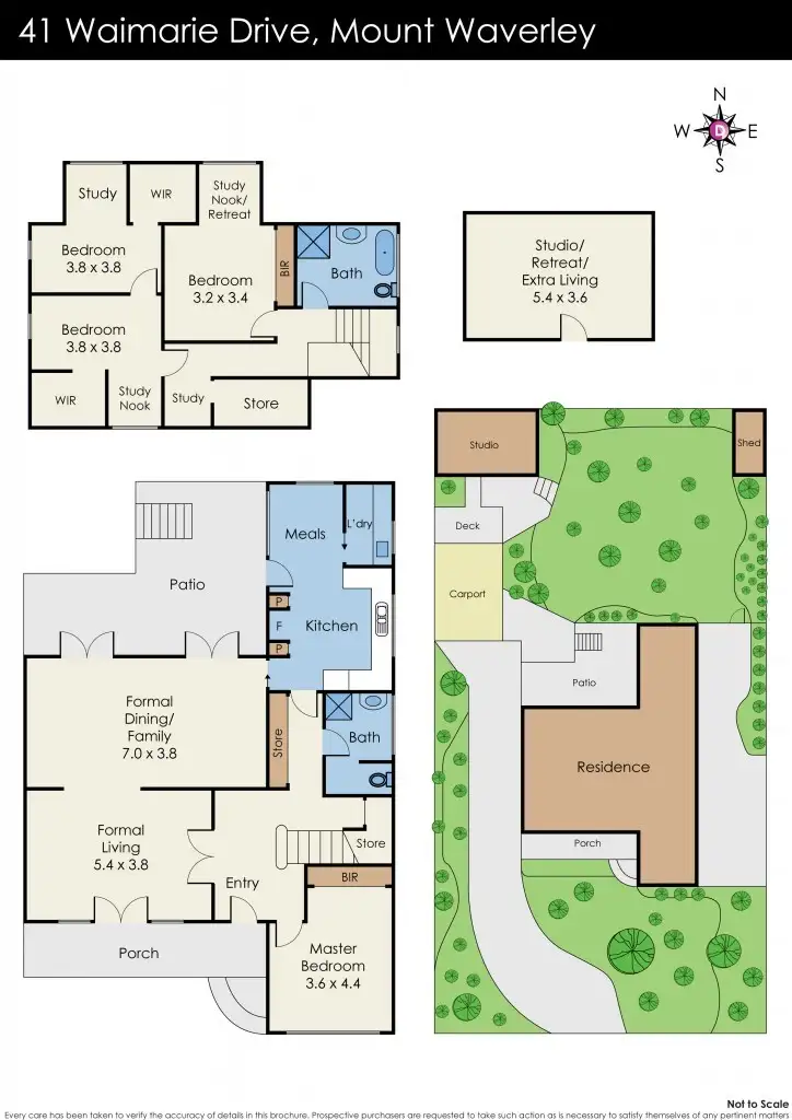 Floorplan of Homely house listing, 41 Waimarie Drive, Mount Waverley VIC 3149