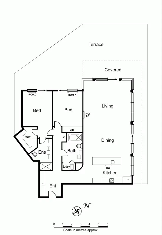 Floorplan of Homely apartment listing, 43/174 Peel Street, Prahran VIC 3181