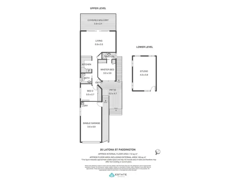 Floorplan of Homely house listing, 25 Latona Street, Paddington QLD 4064