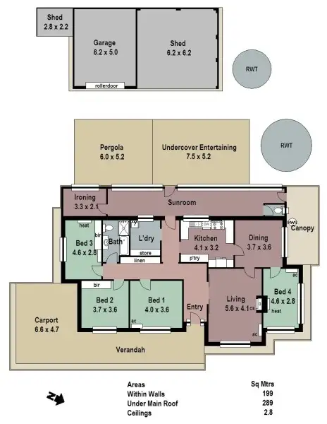 Floorplan of Homely house listing, 105 Mount Barker Road, Hahndorf SA 5245