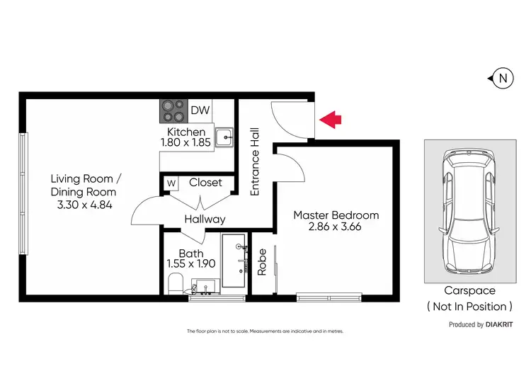Floorplan of Homely apartment listing, 7/85 Caroline Street, South Yarra VIC 3141