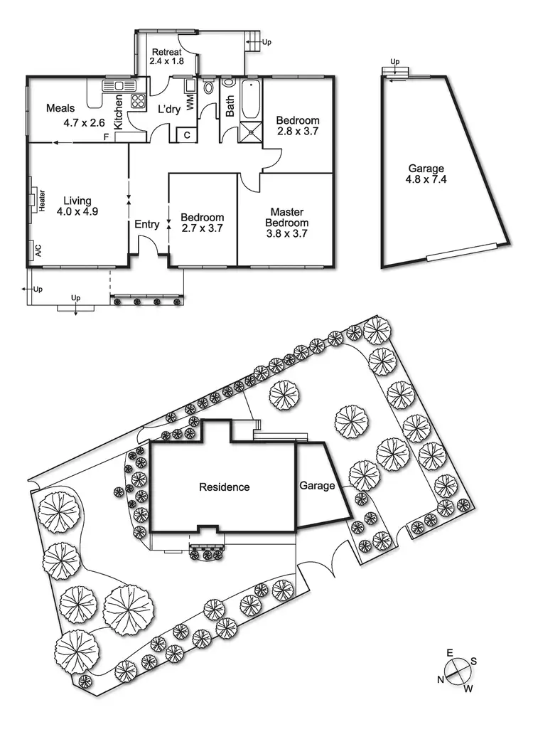 Floorplan of Homely house listing, 16 Greenview Court, Bentleigh East VIC 3165