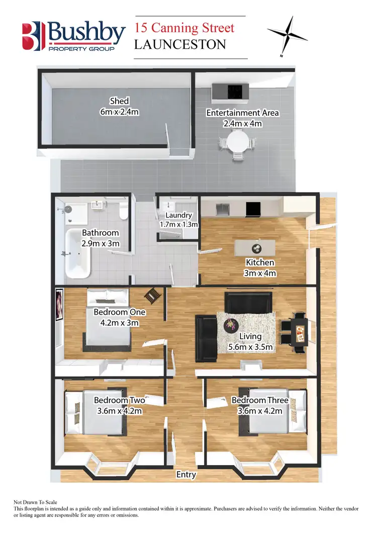 Floorplan of Homely house listing, 15 Canning Street, Launceston TAS 7250