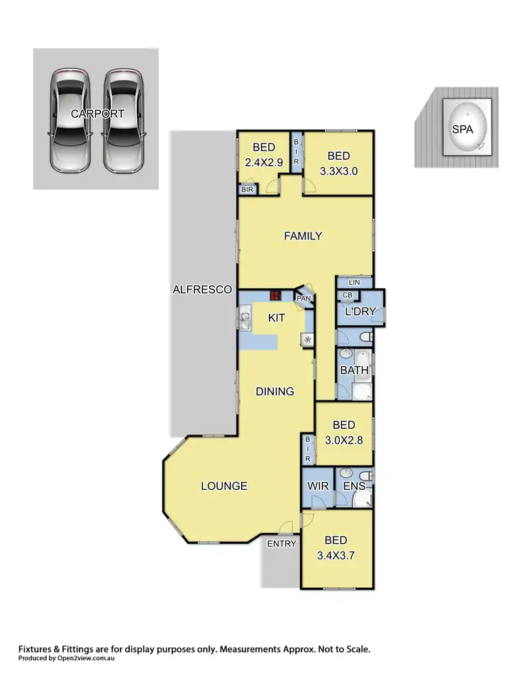 Floorplan of Homely house listing, 16 Emary Court, Yarra Glen VIC 3775