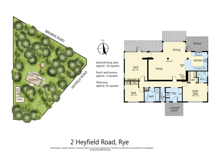 Floorplan of Homely house listing, 2 Heyfield Road, Rye VIC 3941