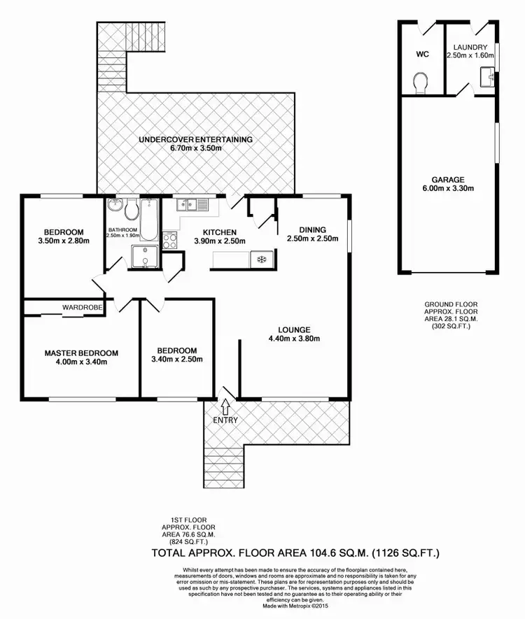 Floorplan of Homely house listing, 8 David Road East, Springwood NSW 2777