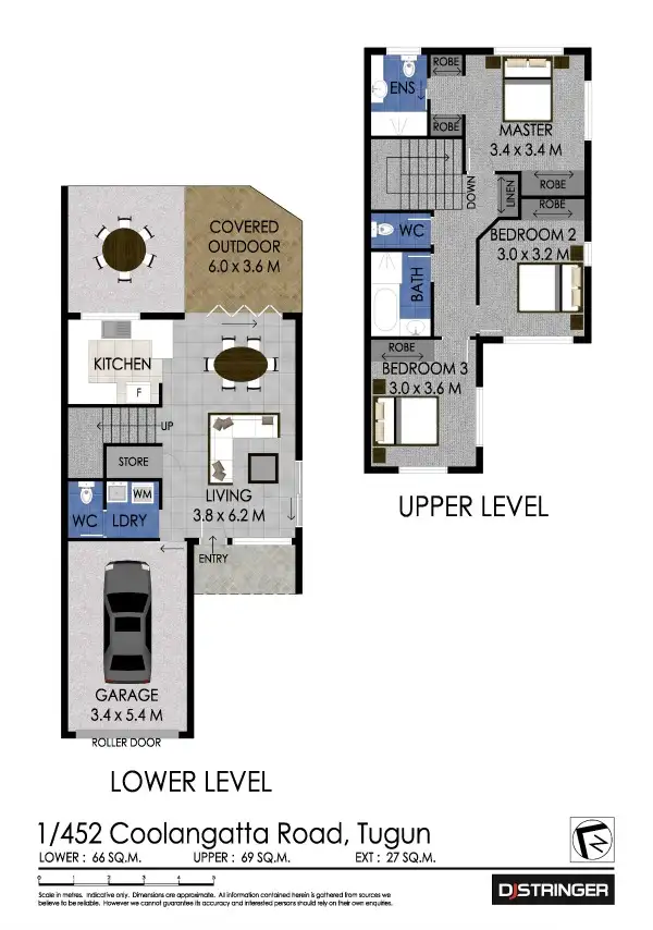 Floorplan of Homely unit listing, 1/452 Coolangatta Road, Tugun QLD 4224