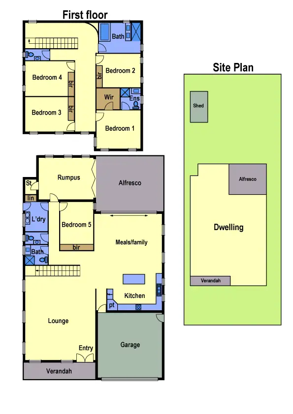 Floorplan of Homely house listing, 5 Jackson Street, Reservoir VIC 3073