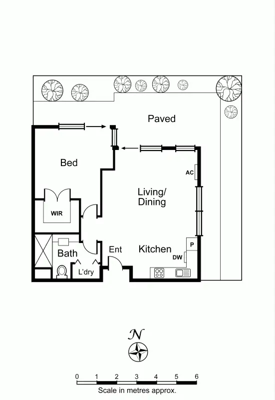 Floorplan of Homely apartment listing, 6/8 The Avenue, Prahran VIC 3181