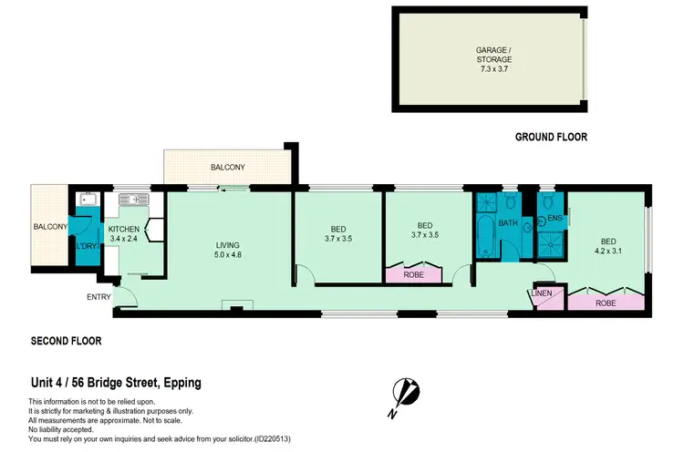 Floorplan of Homely unit listing, 4/56 Bridge Street, Epping NSW 2121