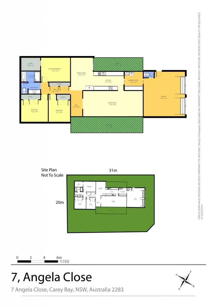 Floorplan of Homely house listing, 7 Angela Close, Carey Bay NSW 2283