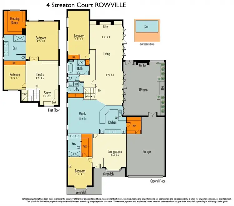 Floorplan of Homely house listing, 4 Streeton Court, Rowville VIC 3178