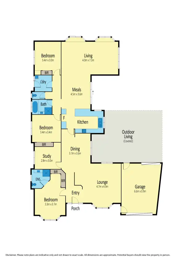 Floorplan of Homely house listing, 7 Dulcify Court, Keilor Downs VIC 3038