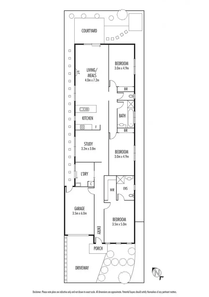 Floorplan of Homely house listing, 22 Trish Walk, Werribee VIC 3030