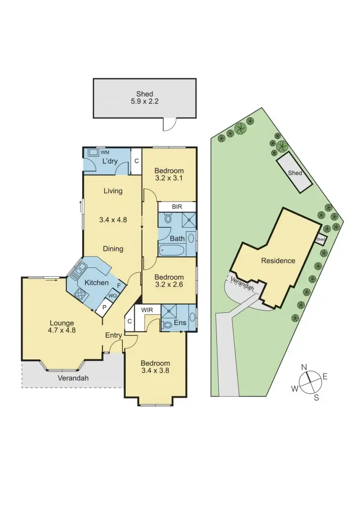 Floorplan of Homely house listing, 3 Gleeson Court, Langwarrin VIC 3910