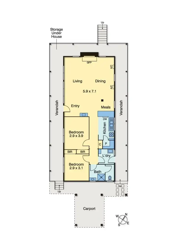 Floorplan of Homely house listing, 21 Bundara Crescent, Mount Eliza VIC 3930