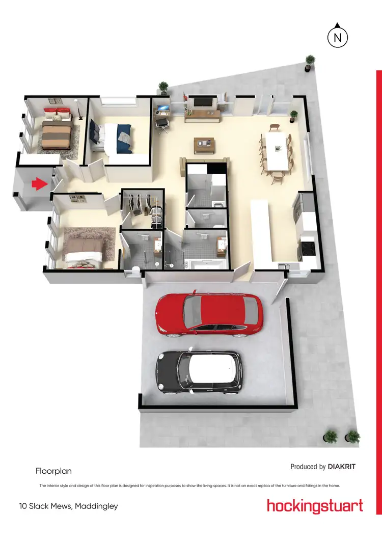 Floorplan of Homely house listing, 10 Slack Mews, Maddingley VIC 3340