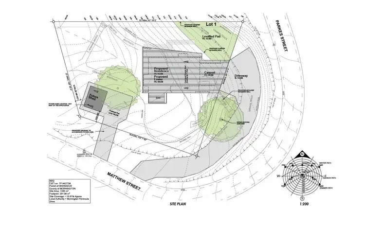 Floorplan of Homely land listing, 42 Parkes Street, Mccrae VIC 3938