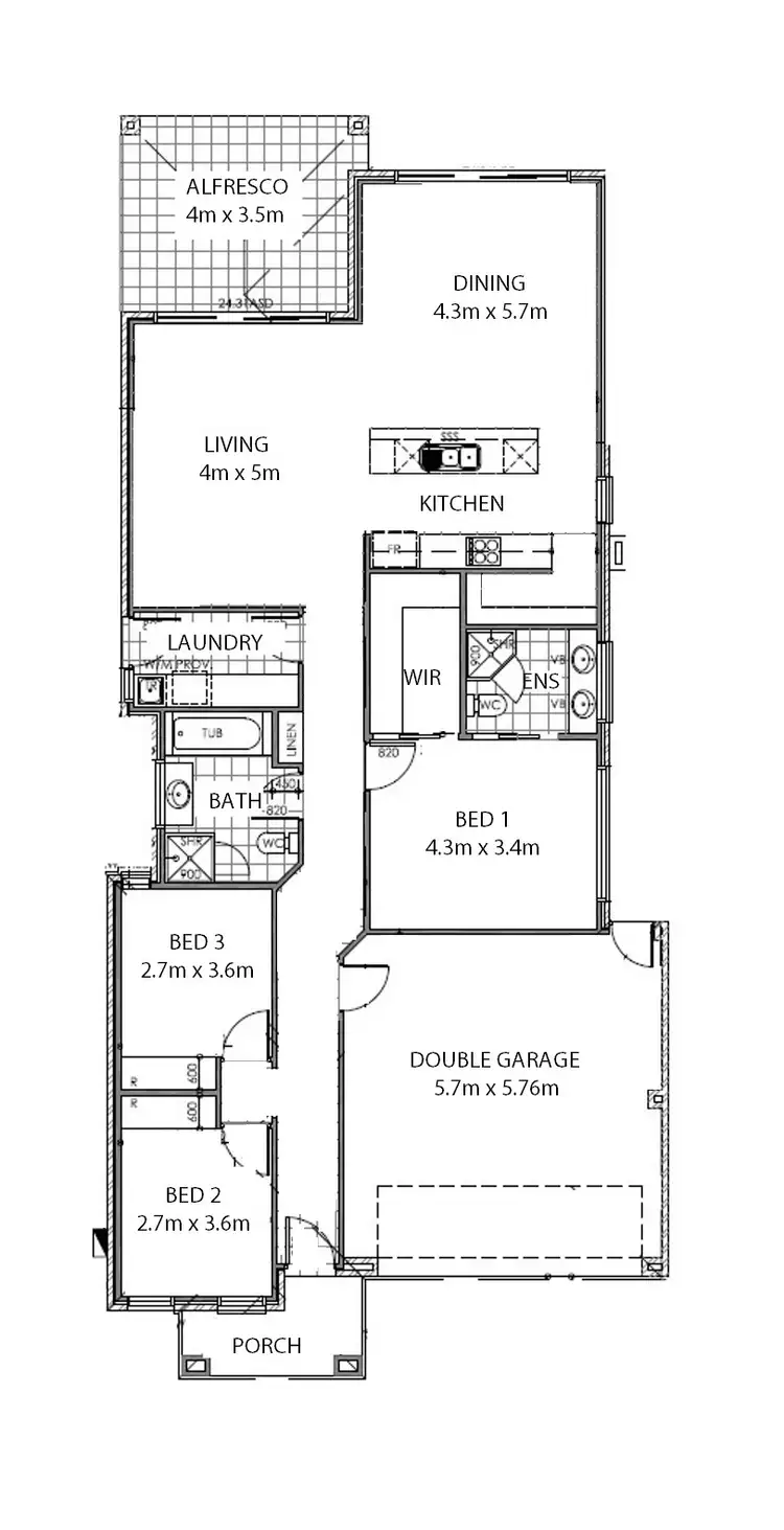 Floorplan of Homely house listing, 15 Shinnick Street, Campbelltown SA 5074