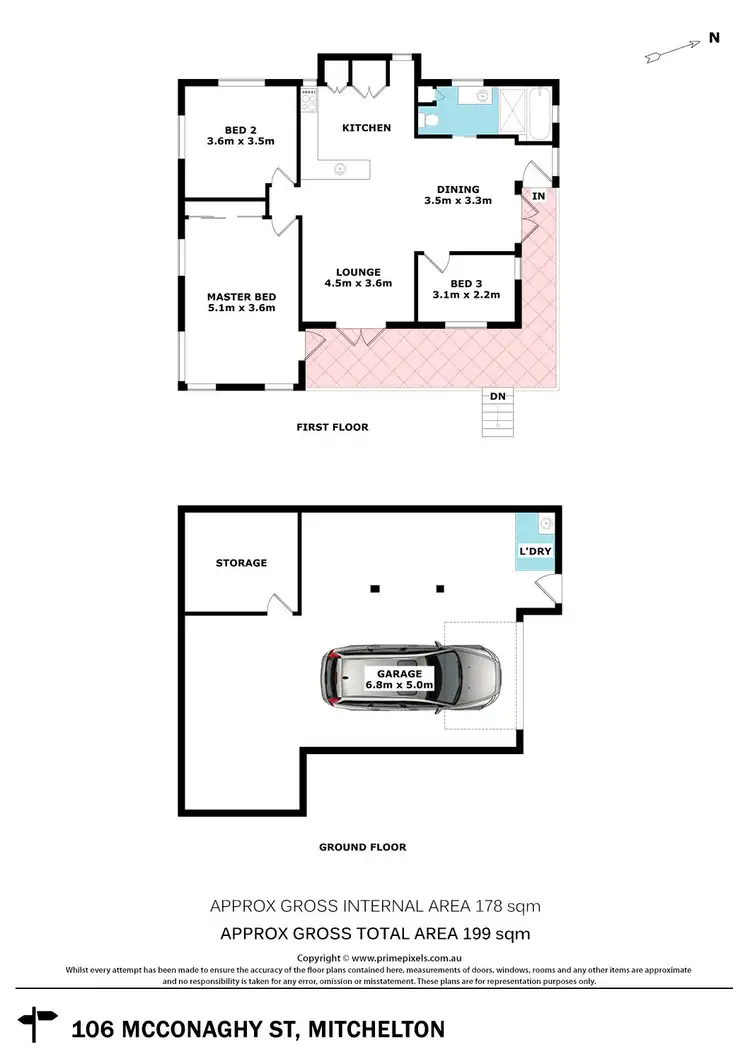 Floorplan of Homely house listing, 106 McConaghy Street, Mitchelton QLD 4053