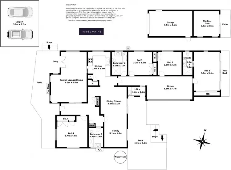 Floorplan of Homely house listing, 11 Tocal Road, Bolwarra Heights NSW 2320