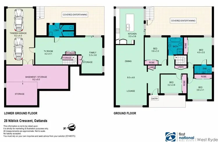 Floorplan of Homely house listing, 28 Niblick Crescent, Oatlands NSW 2117