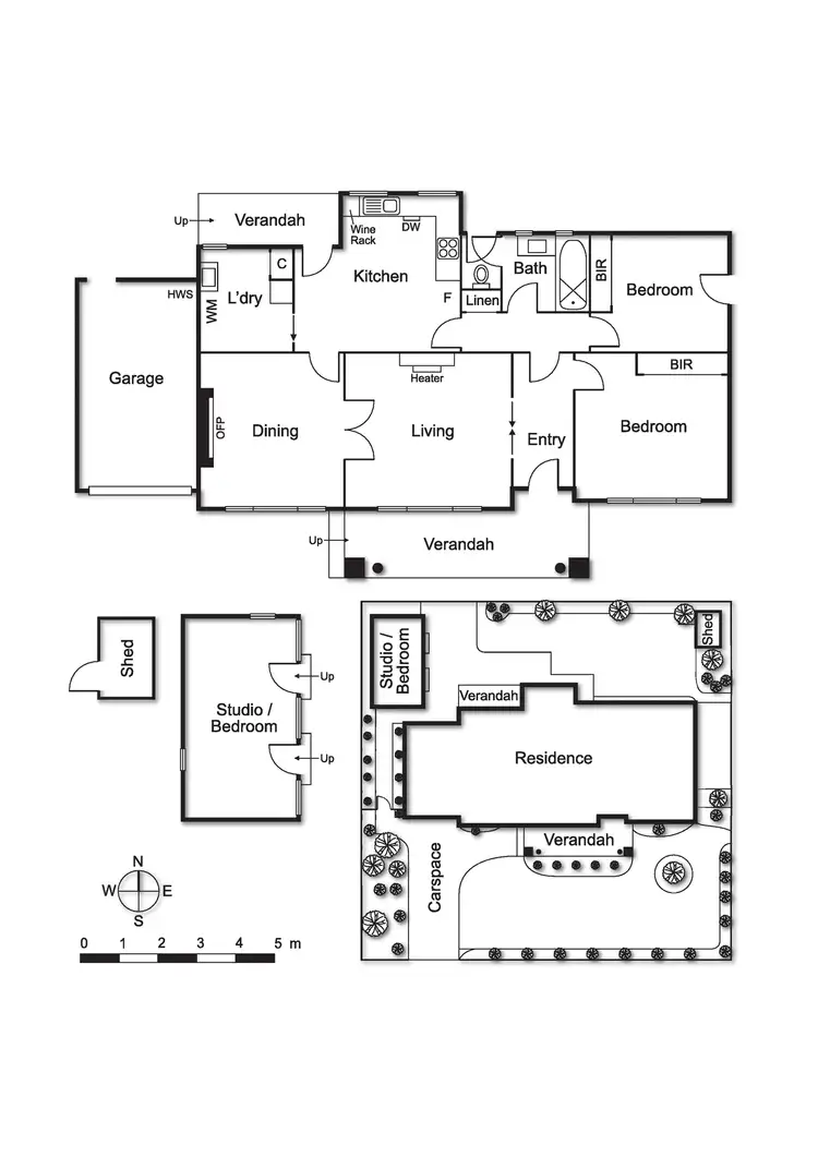Floorplan of Homely house listing, 1311 Glen Huntly Road, Carnegie VIC 3163