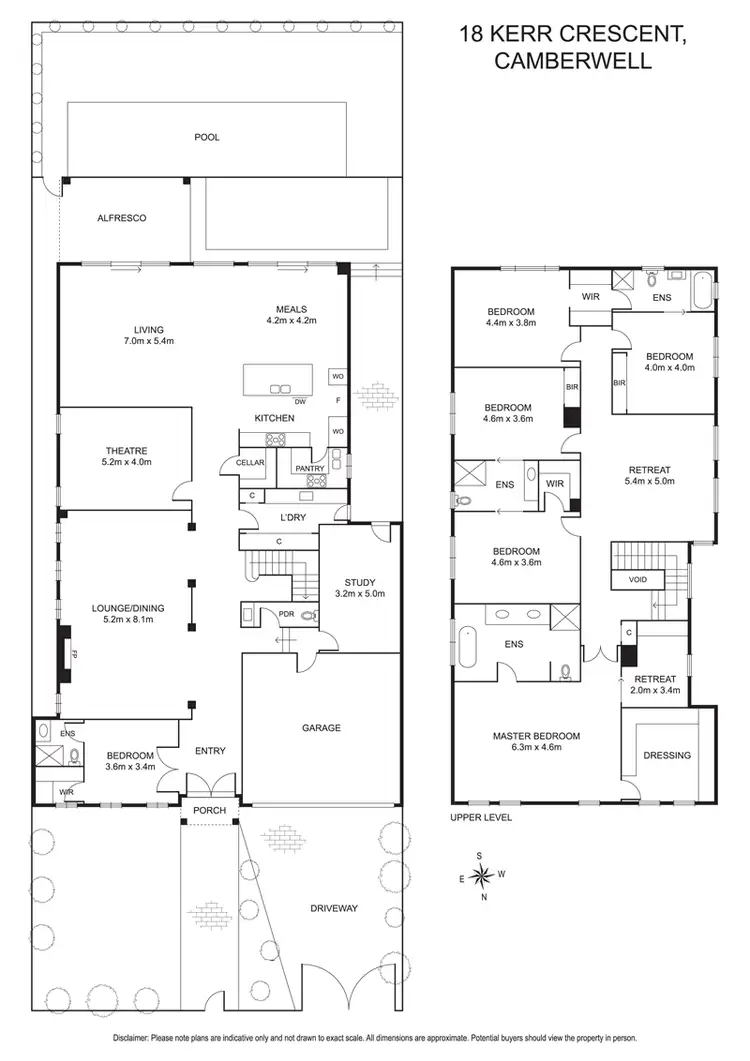 Floorplan of Homely house listing, 18 Kerr Crescent, Camberwell VIC 3124