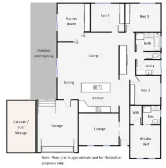 Floorplan of Homely house listing, 22 Melaleuca Street, Buronga NSW 2739