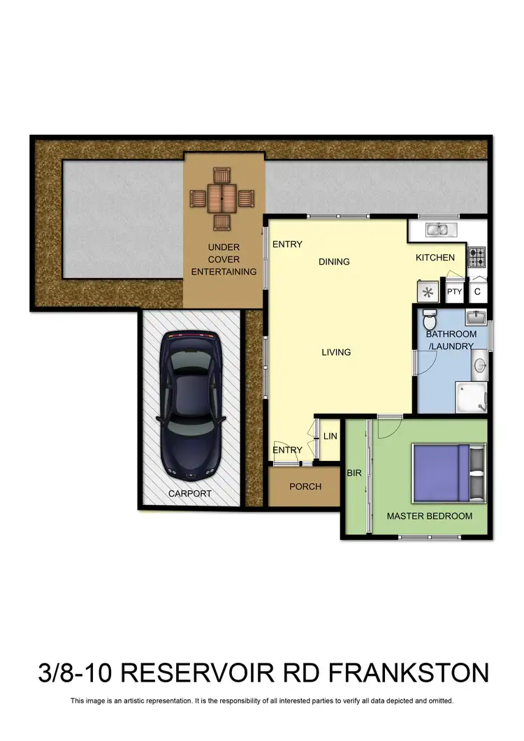 Floorplan of Homely unit listing, 3/8-10 Reservoir Road, Frankston VIC 3199
