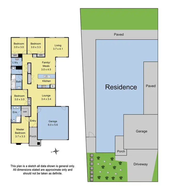 Floorplan of Homely house listing, 95 Botanica Drive, Chirnside Park VIC 3116