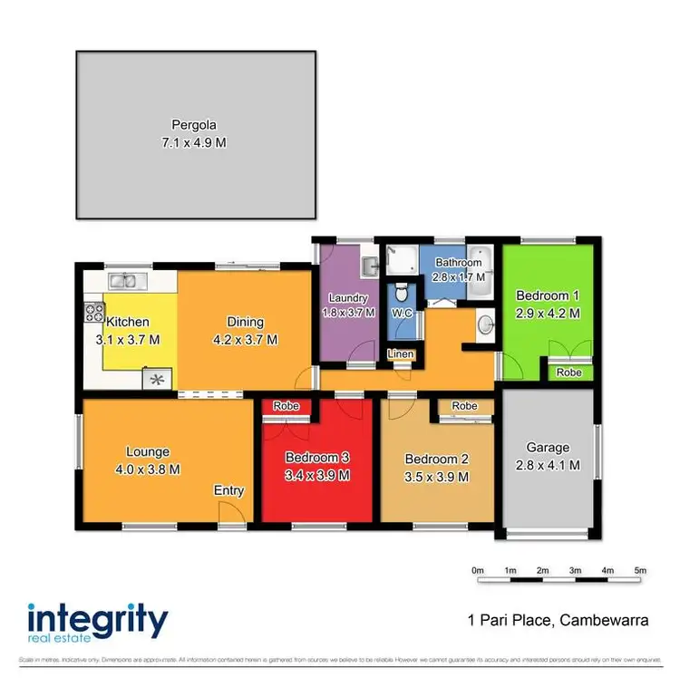 Floorplan of Homely house listing, 1 Pari Place, Cambewarra NSW 2540