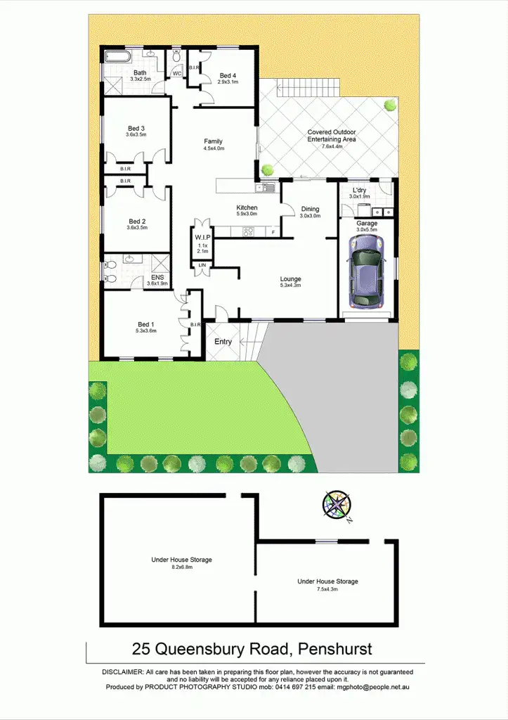 Floorplan of Homely house listing, 25 Queensbury Road, Penshurst NSW 2222