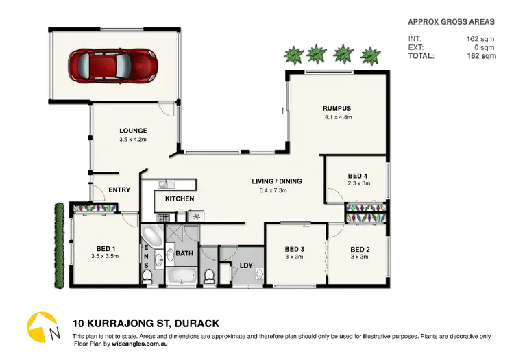 Floorplan of Homely house listing, 10 Kurrajong Street, Durack QLD 4077