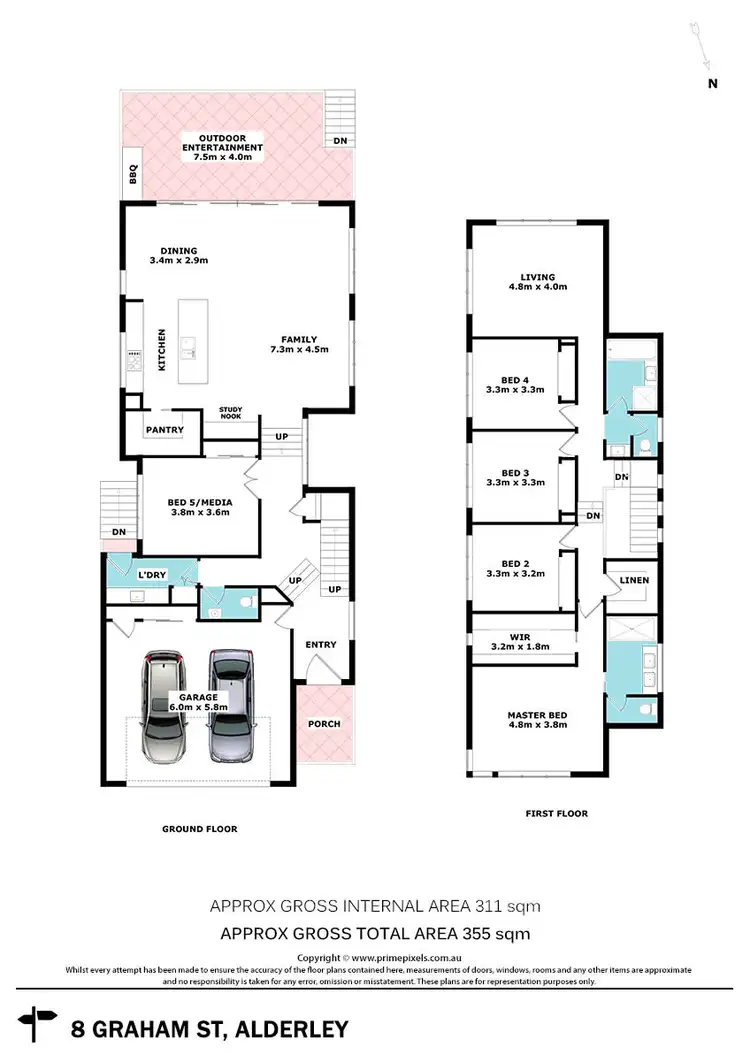 Floorplan of Homely house listing, 8 Graham Street, Alderley QLD 4051