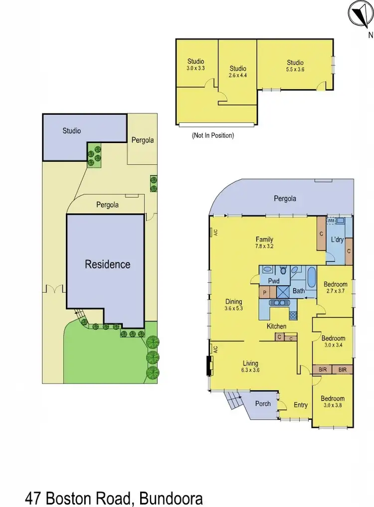 Floorplan of Homely house listing, 47 Boston Road, Bundoora VIC 3083