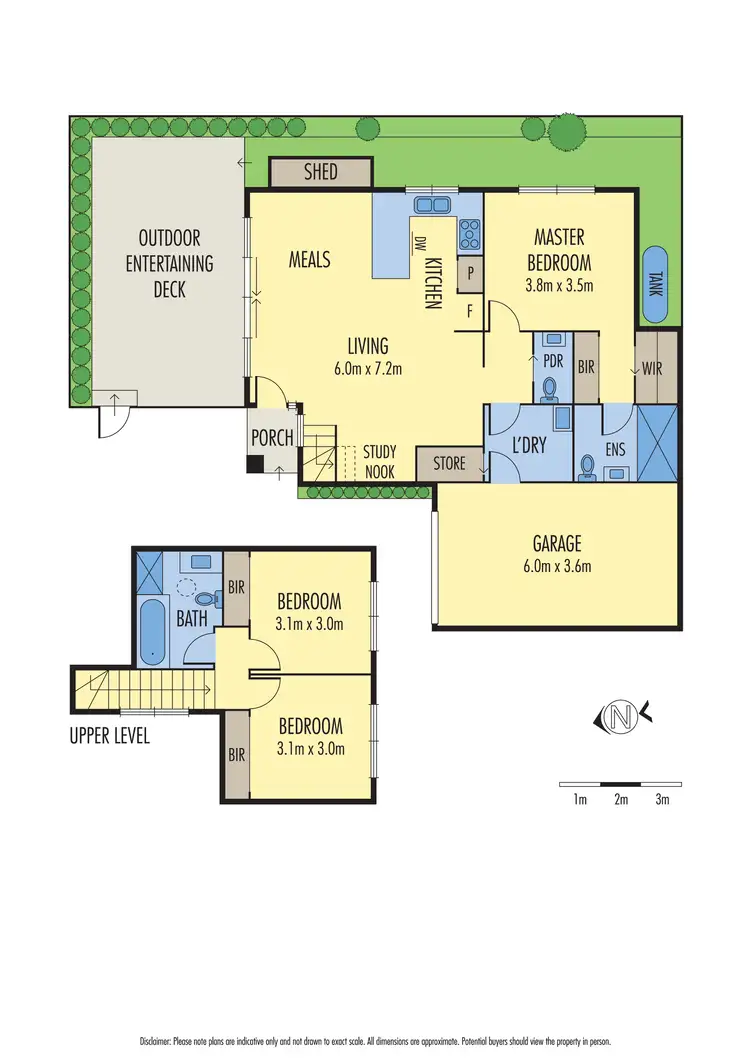 Floorplan of Homely townhouse listing, 2/166 Middleborough Road, Blackburn South VIC 3130