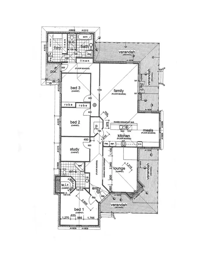 Floorplan of Homely house listing, 1 Lauren Court, Merbein VIC 3505