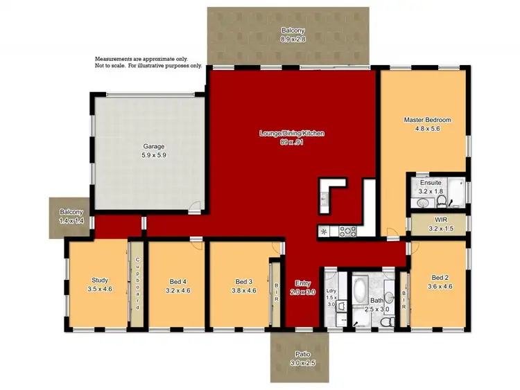Floorplan of Homely house listing, 132 Cabbage Tree Road, Grose Vale NSW 2753