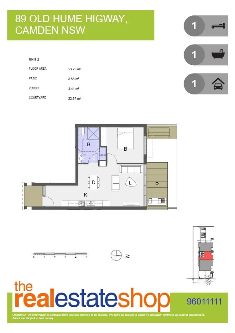 Floorplan of Homely apartment listing, 2/89 Old Hume Highway, Camden NSW 2570