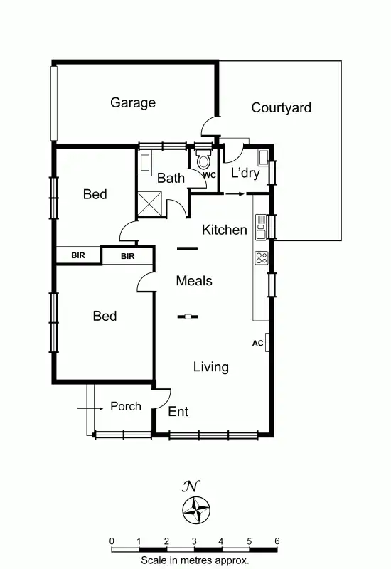 Floorplan of Homely unit listing, 1/18 Rigby Avenue, Carnegie VIC 3163