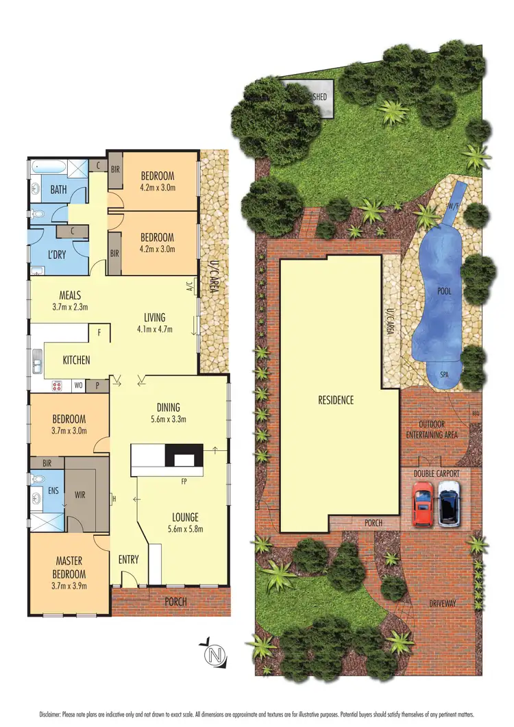 Floorplan of Homely house listing, 16 Monclaire Court, Eltham VIC 3095