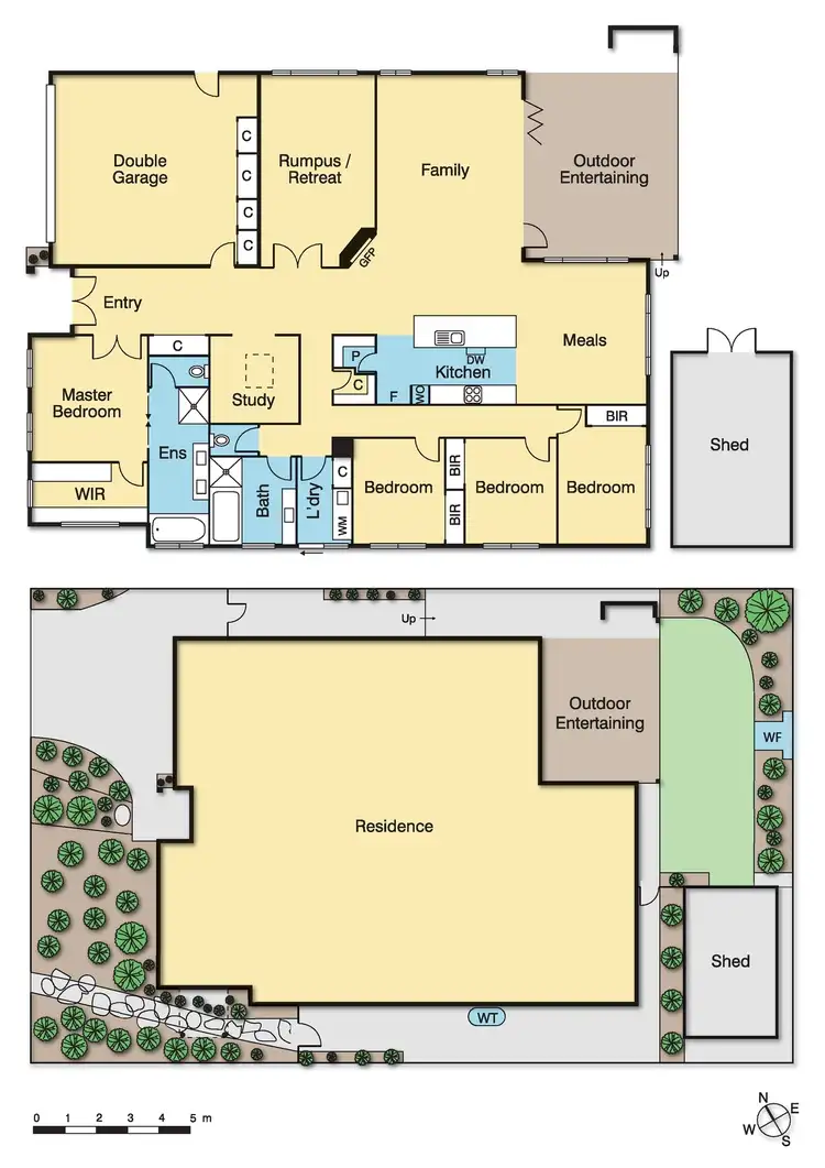 Floorplan of Homely house listing, 9 Tregowan Place, Doreen VIC 3754
