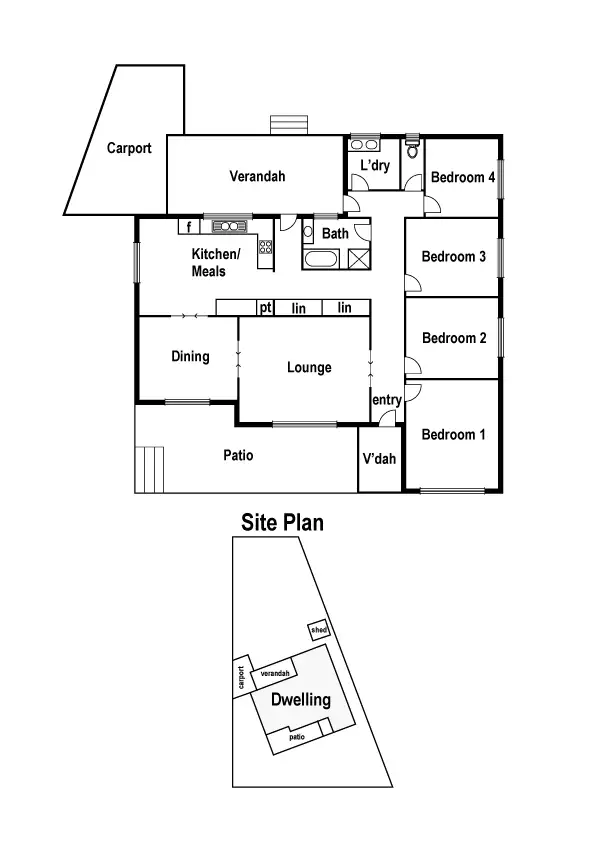 Floorplan of Homely house listing, 2 Legh Street, Reservoir VIC 3073