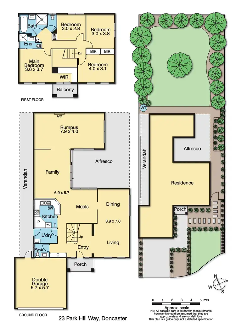 Floorplan of Homely house listing, 23 Park Hill Way, Doncaster VIC 3108